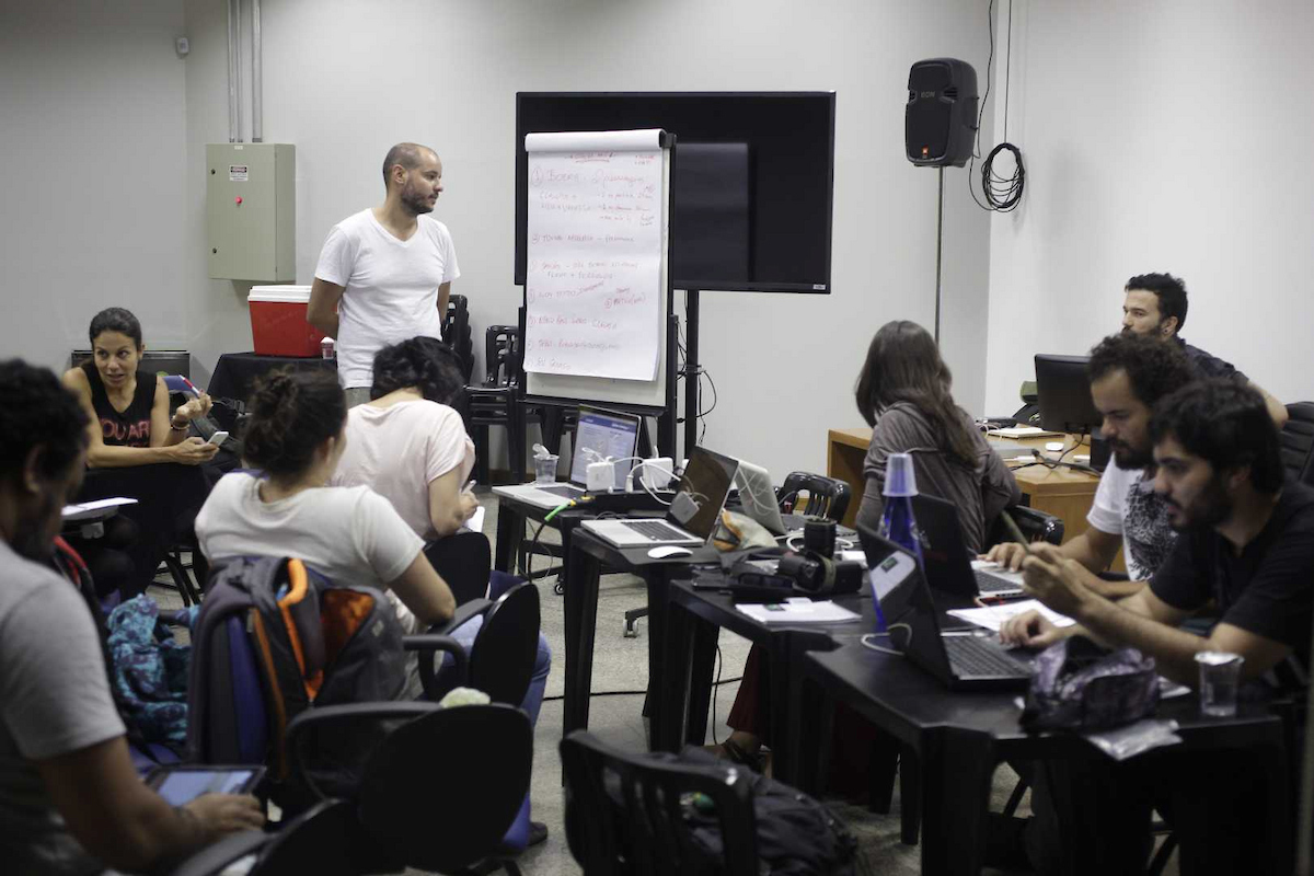 Primeira oficina ND, realizada em 2013 no Foto em Pauta em Tiradentes (MG)